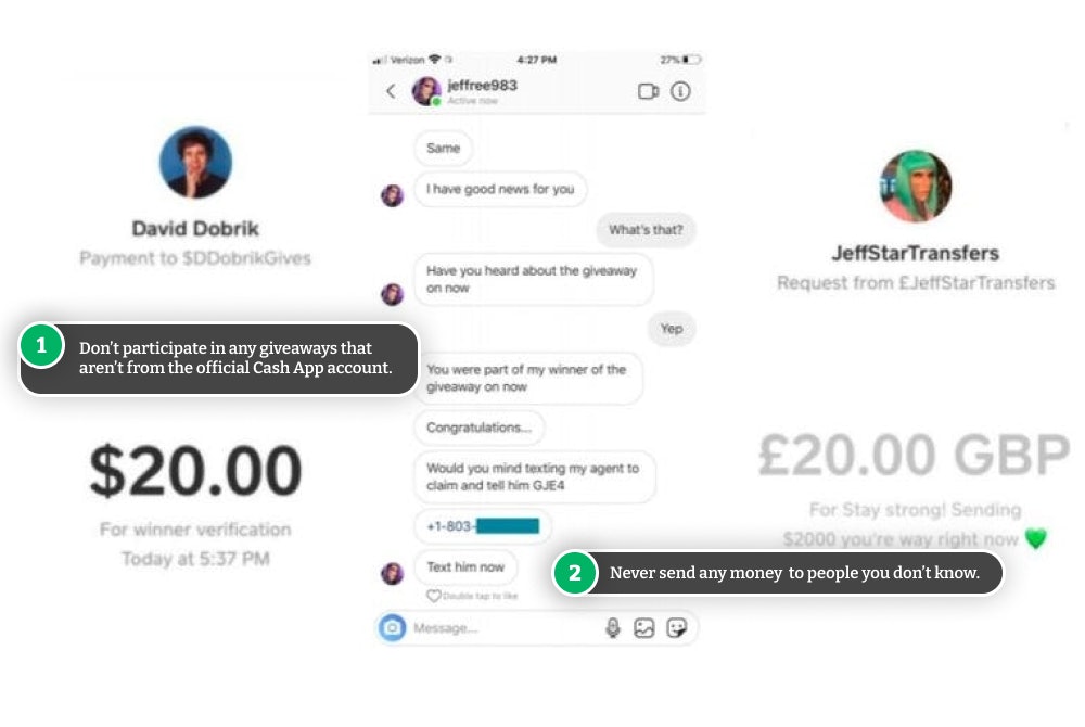 Red Flags of Fake Cash App Giveaway Scams & How to Beat It